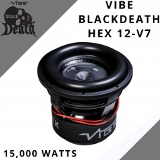 VIBE BLACKDEATH C12 HEX V7 1ohm 15,000W Peak Professional Subwoofer